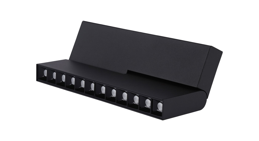 MAGNETICS TRACK SYSTEM - ADJUSTABLE LOUVRE LINEAR MODULE