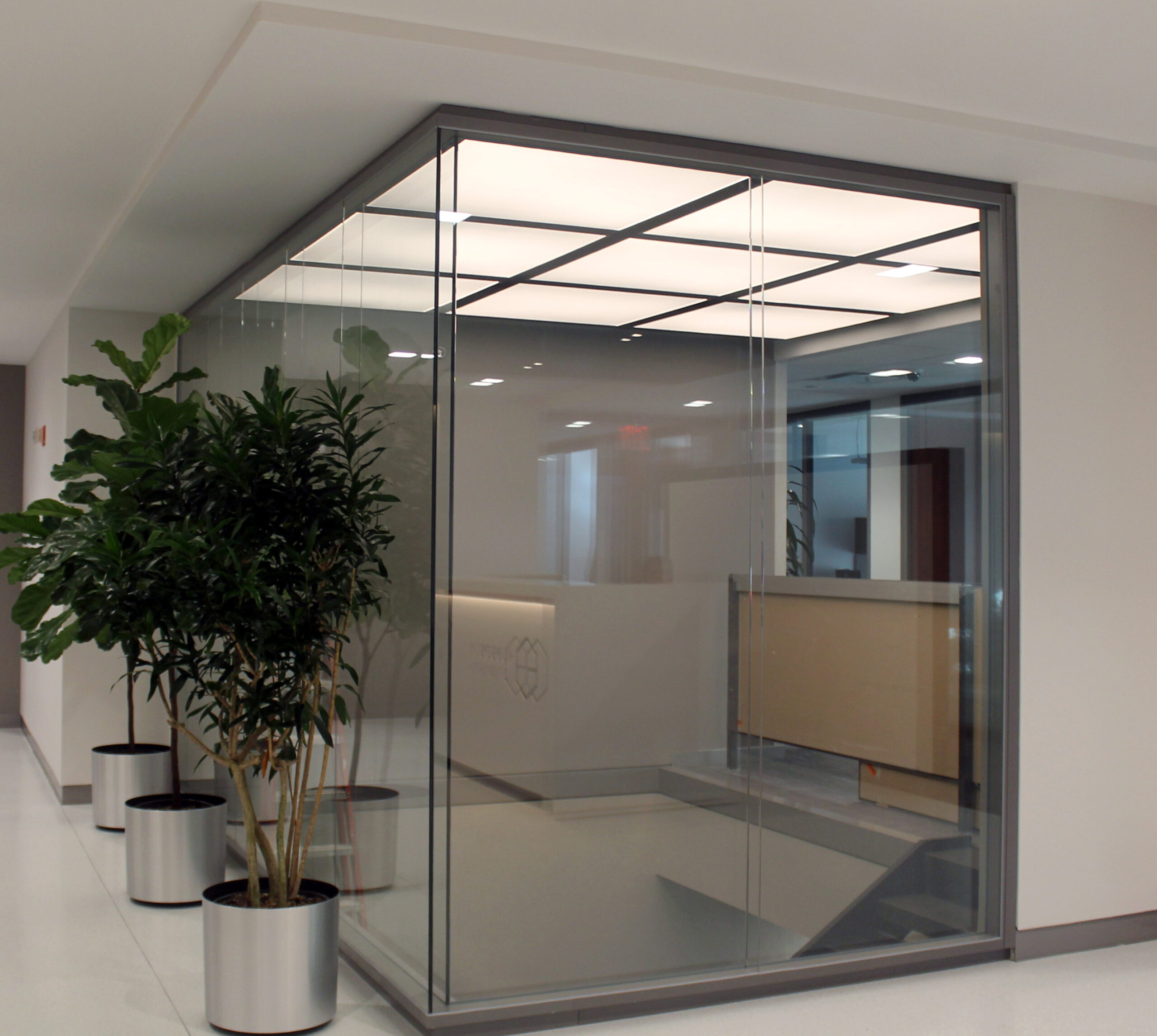 TechoLED Panels installation in office